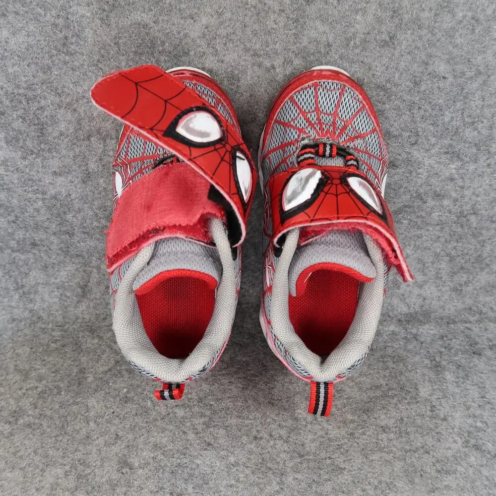 Casual Shoes Kids Toddler 7 Sneakers Spider Man Casual Active Red Baby Trainers